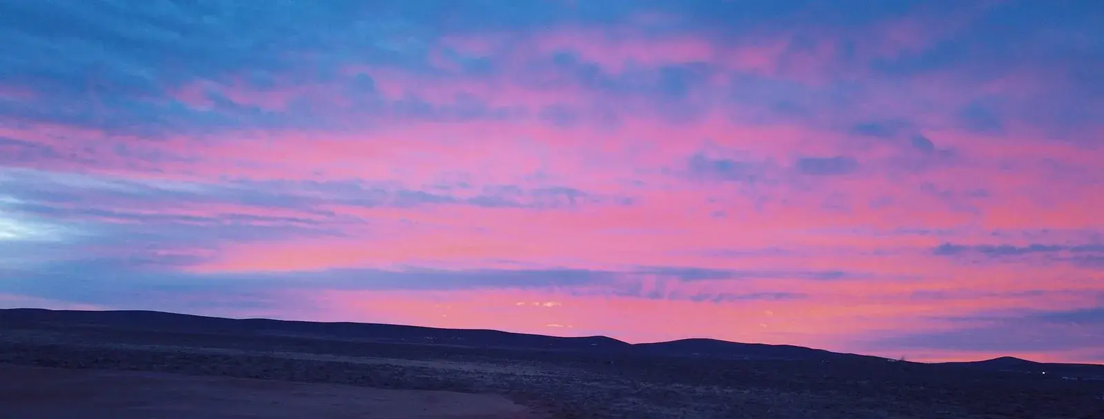 Ambrosia Energy pilot site at dusk, West Texas