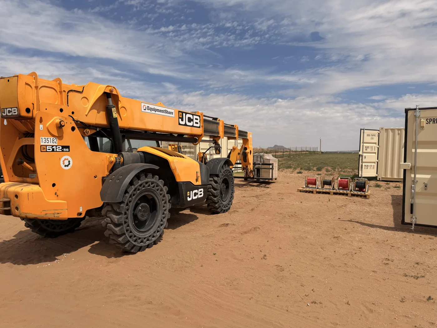 Ambrosia Energy site preparation in West Texas